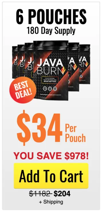 Java Burn- 6 Bottle